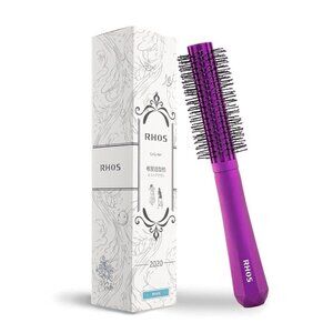 RHOS Round Purple Brush For Blow Dry Hair-1.5 inch Round
